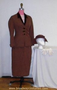 h3450 1940s woman suit