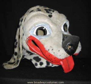 a0420 dalmatian dog head