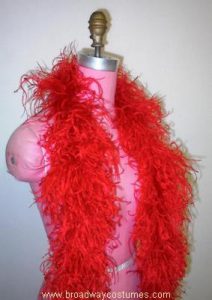 b5381 prime or curl tipped ostrich feather boa